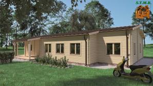 Chalet habitable en bois stmb construction