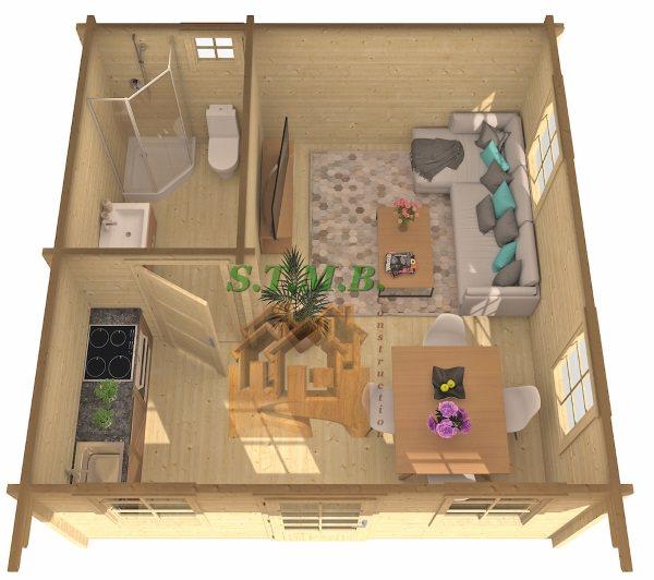 Le chalet en bois devient plus fonctionnel pour tous les usages