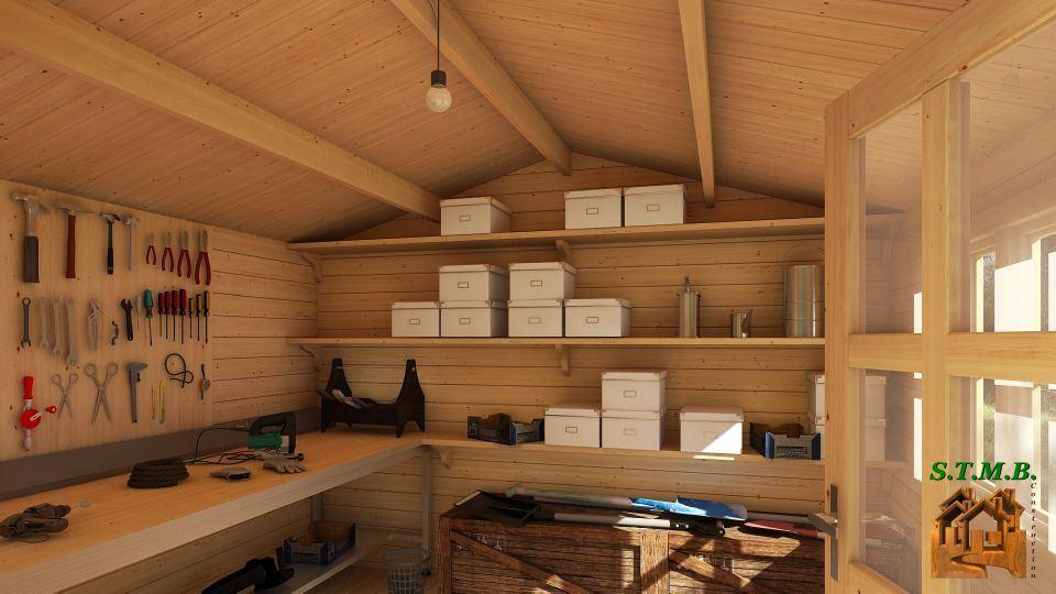 Un abri de jardin en bois : son aménagement -STMB Construction
