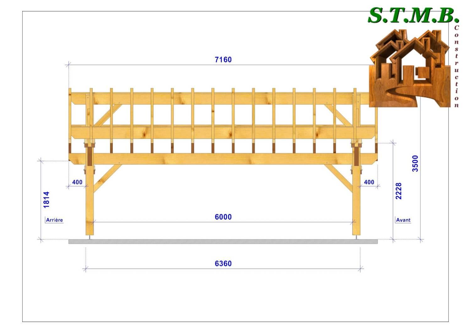 Coupe carport asymetrique 1234 stmb construction