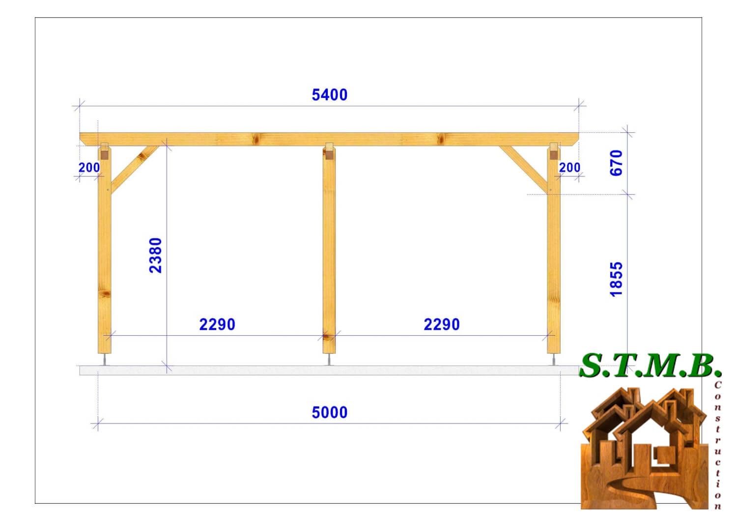 Coupe pergola bois 1023 stmb construction