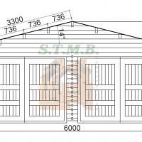 Facade 1 garage en bois nimes 36m stmb construction