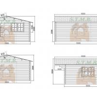 Facades chalet en bois monaco 25m stmb construction