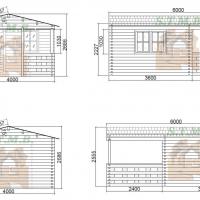 Facades chalet en bois roy 24m stmb construction
