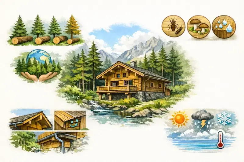 Facteurs durabilite chalet bois webp