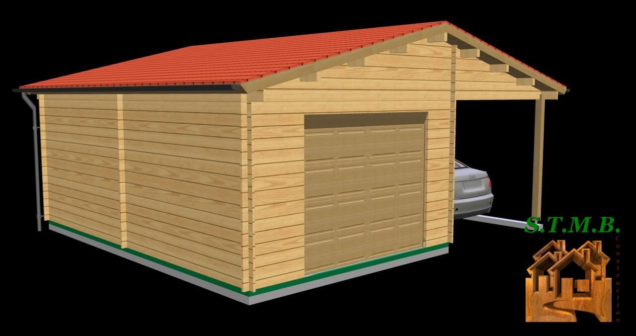 Garage bois aubiat 41m stmb construction