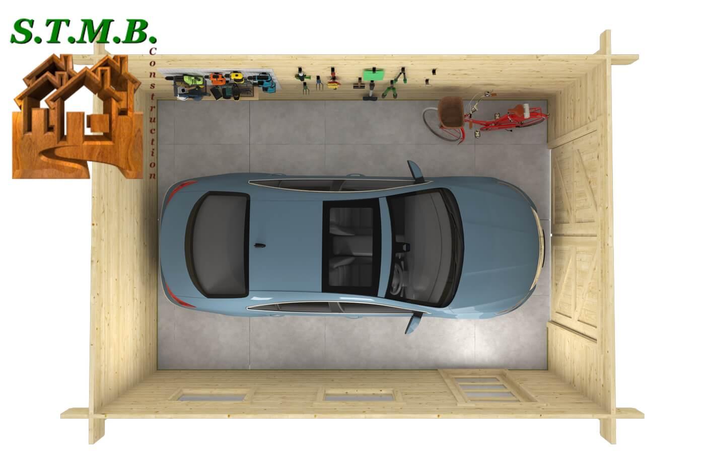 Garage bois ketta 20m stmb