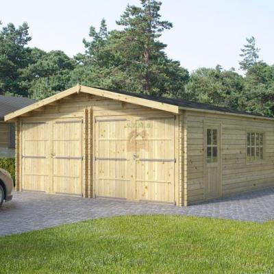 Garage en bois nimes 36m stmb construction