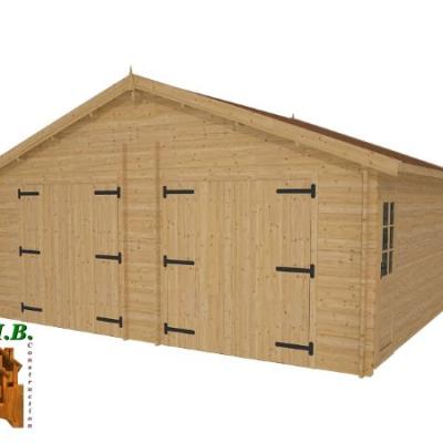 Garage en bois twix stmb construction