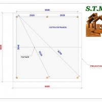 Implantation carport bois 1004 stmb construction