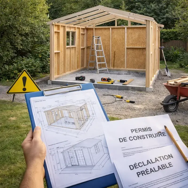 Installation d un abri de jardin avec plans et demarches administratives