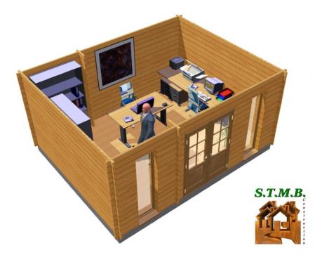 Int 1 bureau jardin bois stmb construction