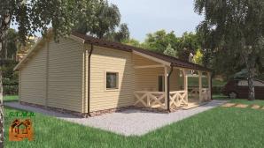 Kit chalet en bois habitable stmb construction