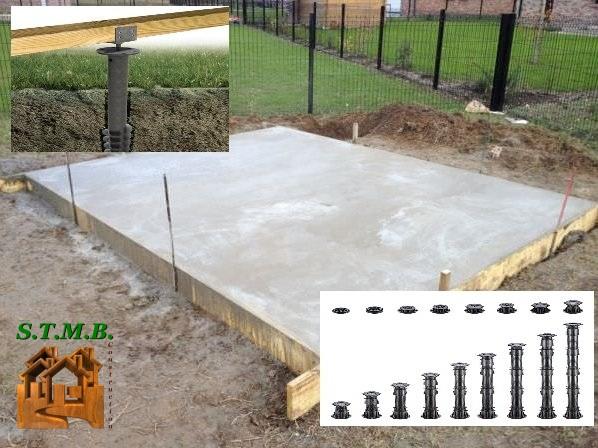 Choisir les bases et fondations d'un abri ou chalet en bois