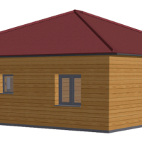 Maison bois 49m2 garage stmb construction