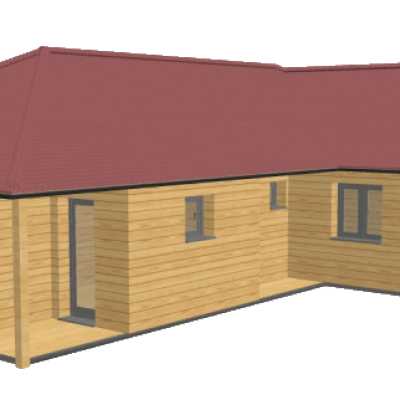 Maison en bois 100 stmb construction