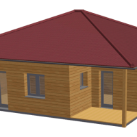 Maison en bois 49m2 stmb construction 1