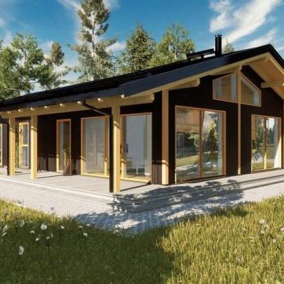 Maison en bois cristal 106m stmb construction 1