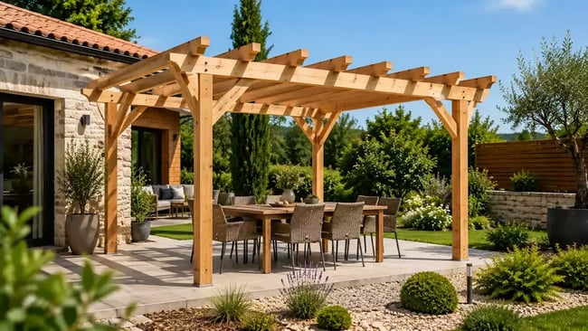 Pergolas en bois en kit – Pergolas de jardin sur mesure