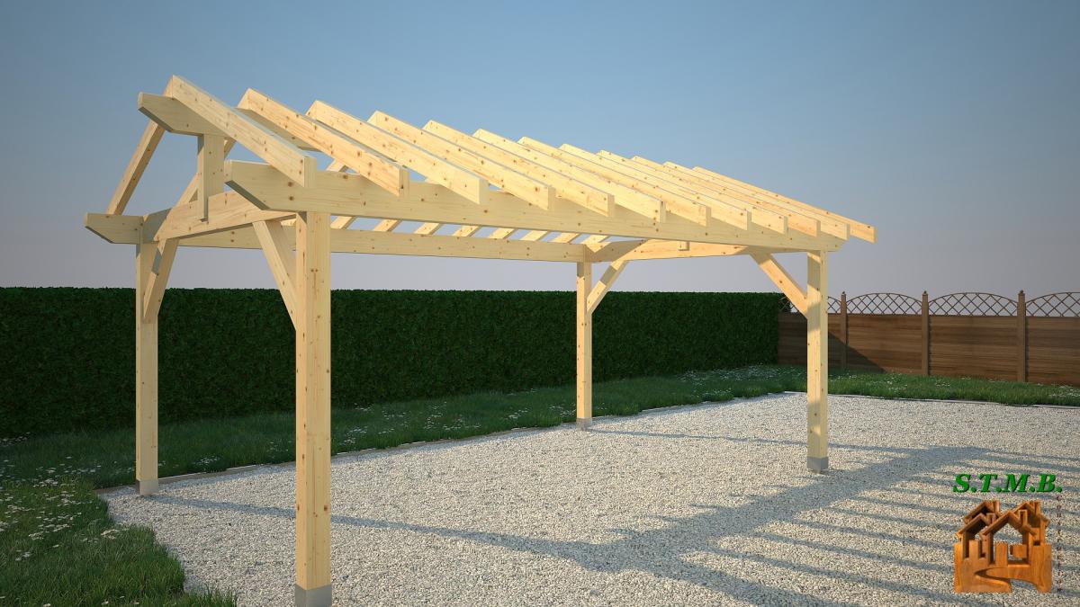 Installation et entretien de votre pergola bois en kit  - STMB Construction