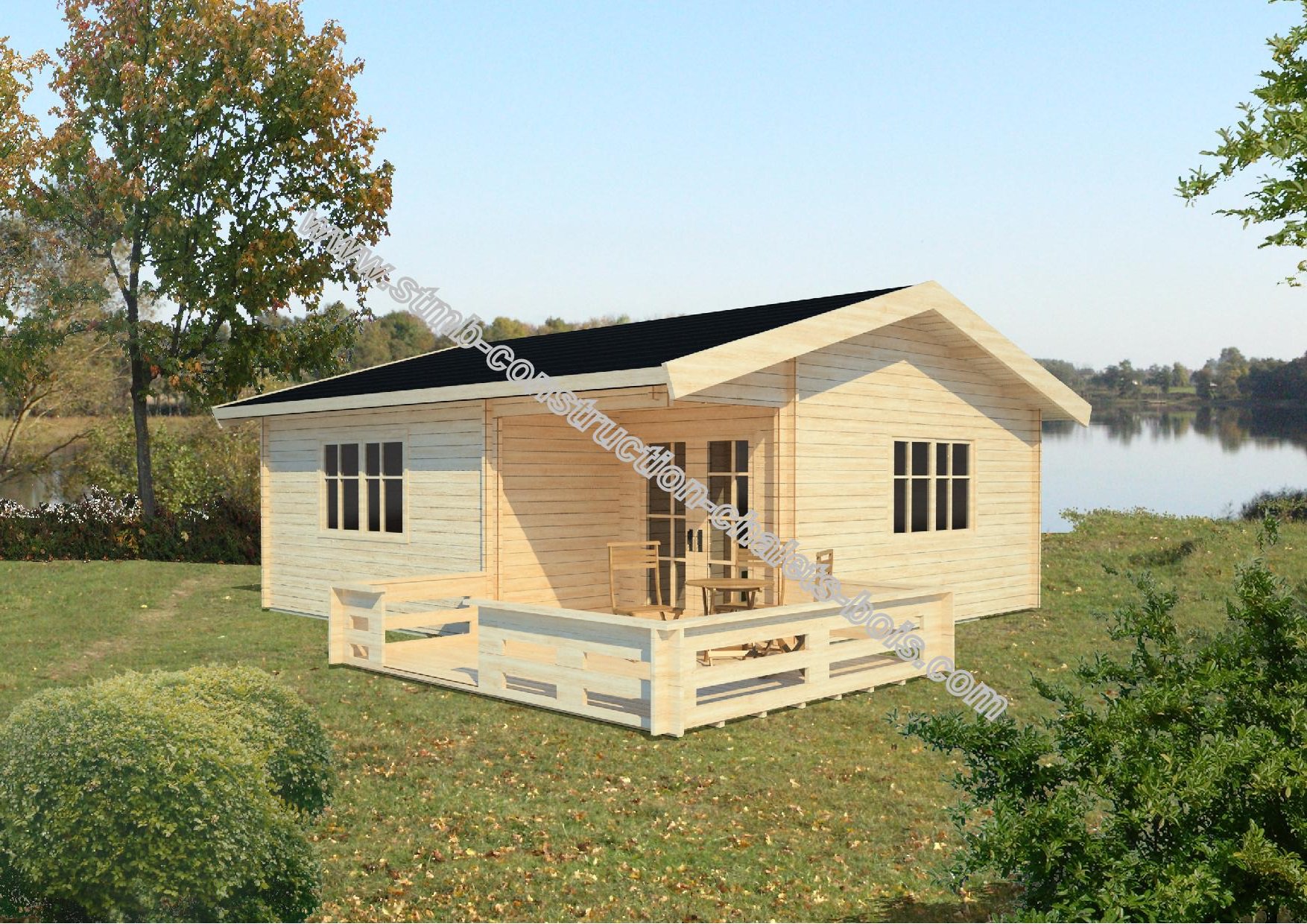 Chalet en bois sur mesure AMIENS 36  
