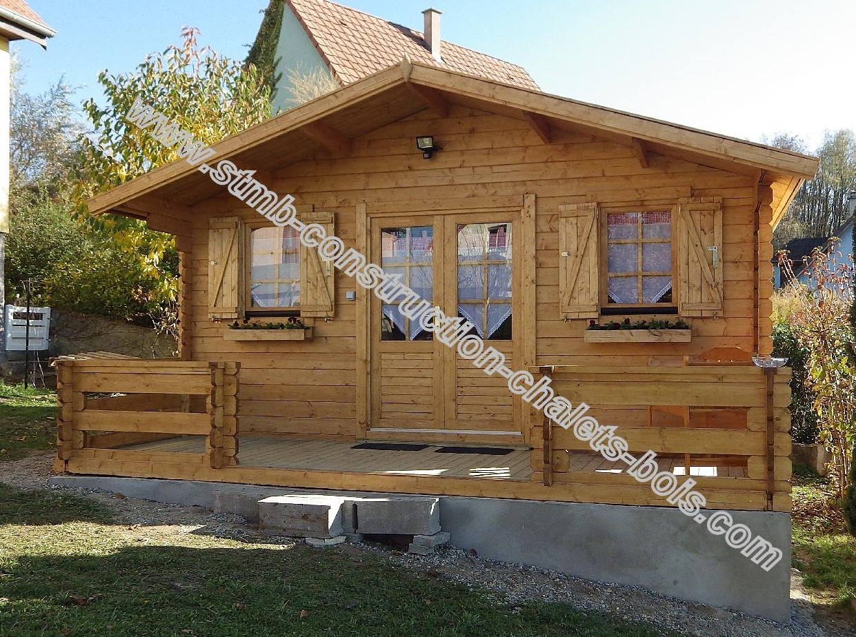 Chalet en bois MURIER 20, sur mesure - STMB Construction