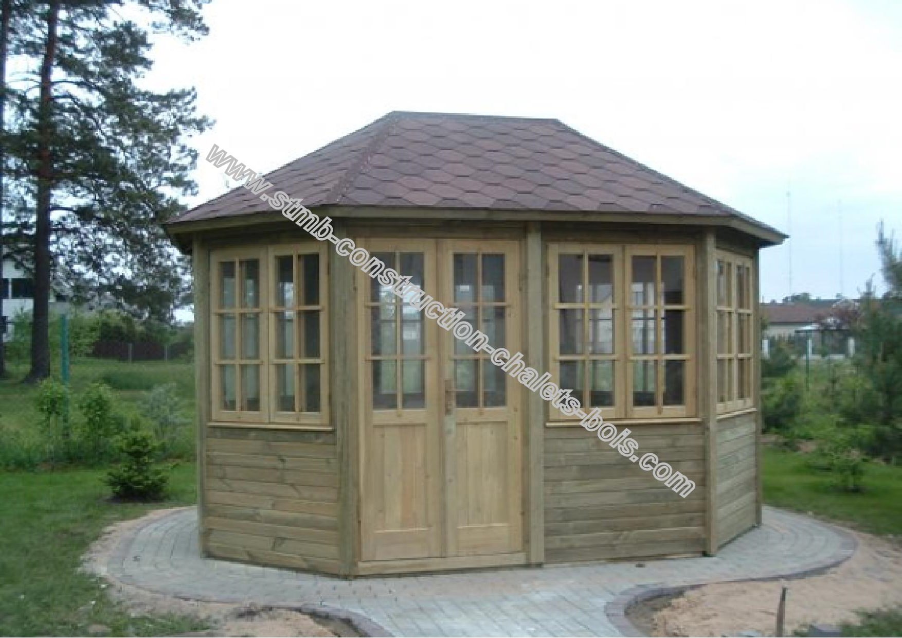 Kiosques et Gloriettes en bois sur mesure - STMB Construction