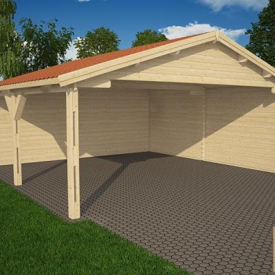 Carport en bois SORBIER 35  