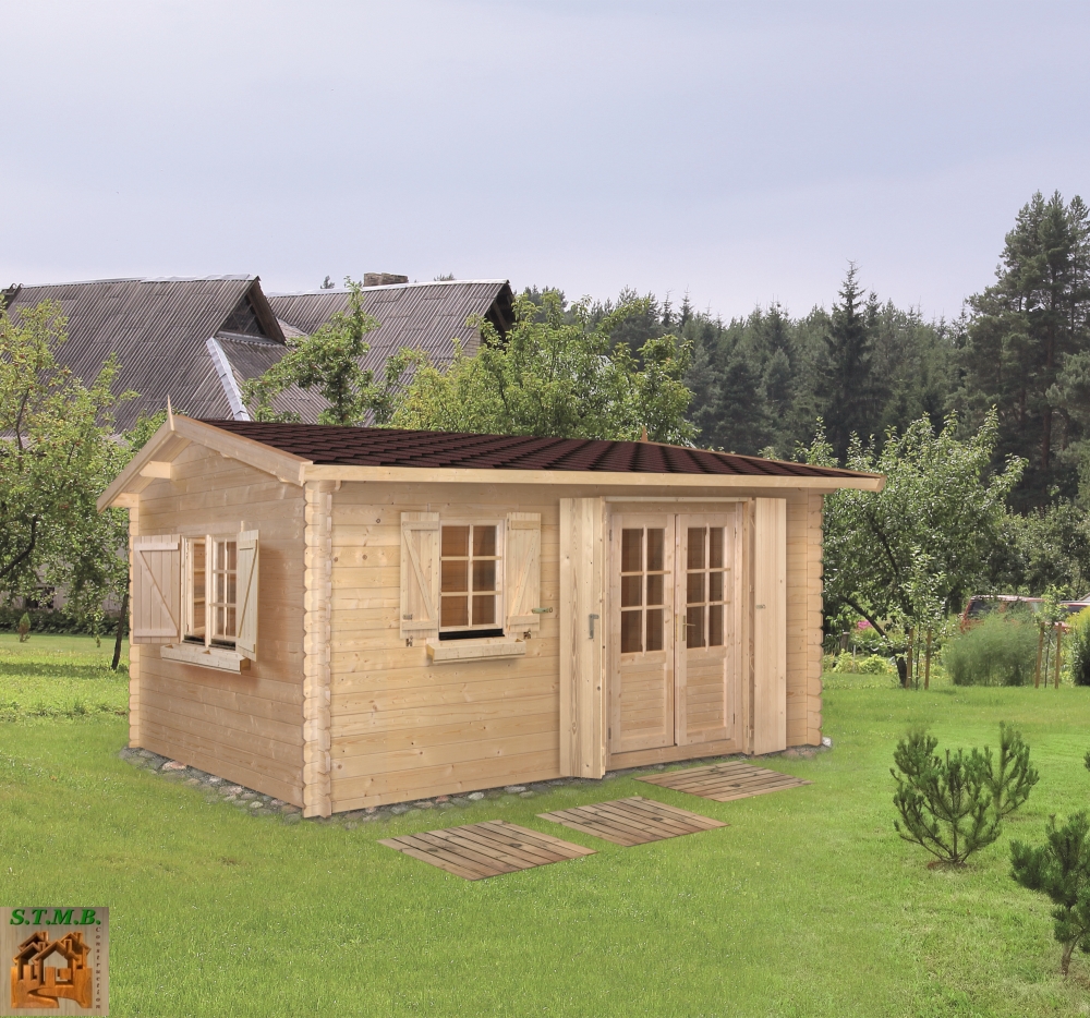 Chalet de jardin en bois GOUMI 20  