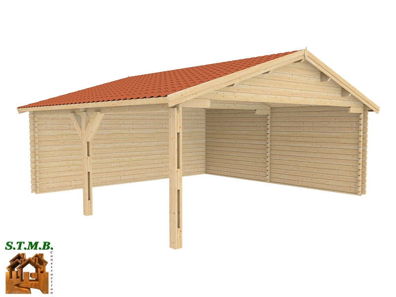 Ph2 kit abri bois voiture sorbier 35 44 stmb construction