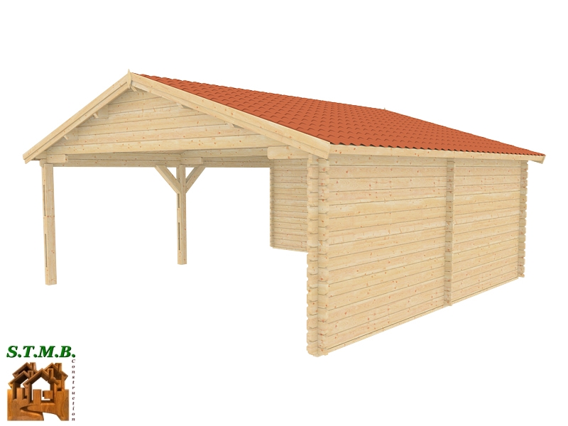 Ph3 kit abri bois voiture sorbier 35 44 stmb construction