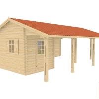 Ph3 kit abri voiture bois pecher 32m 44mm