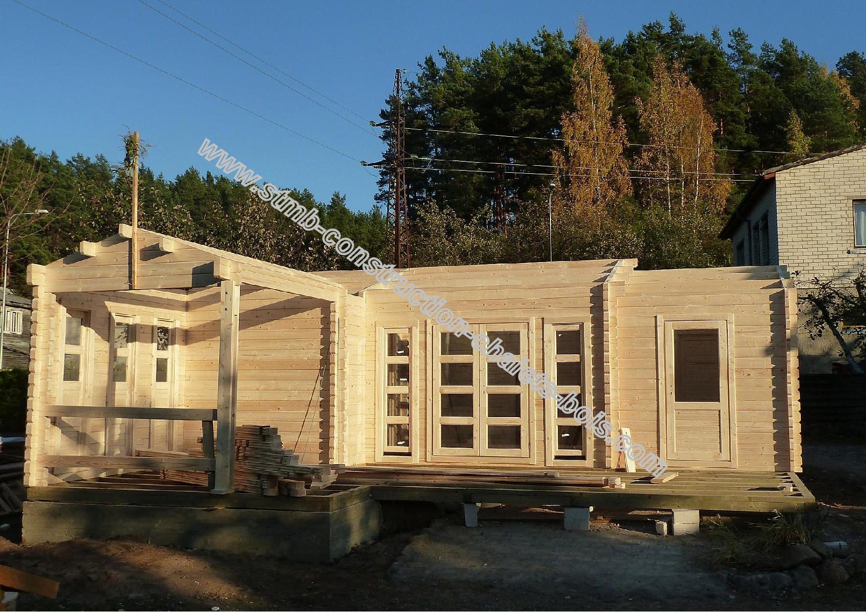 Ph4 hd chalet bois habitable chene stmb construction