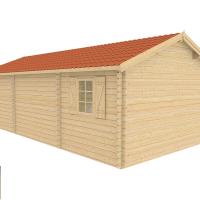 Ph5 kit abri voiture bois atelier robinier 32m 44mm