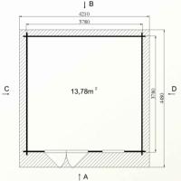 Ph5 kit chalet bois jardin pommier 14 16m stmb construction