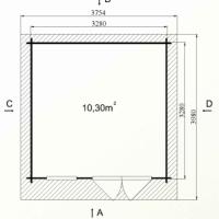 Ph5 kit chalet bois jardin prunes 10 12m stmb construction