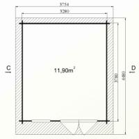 Ph5 kit chalet bois jardin prunes 12 14m stmb construction
