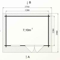 Ph5 kit chalet bois jardin prunes 7 8 75m stmb construction
