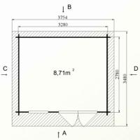 Ph5 kit chalet bois jardin prunes 9 12m stmb construction