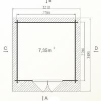 Ph6 kit chalet jardin bois olivier 7 9m 44mm stmb construction