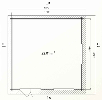 Ph8 plan kit chalet bois habitable loisirs hiba 22 stmb construction