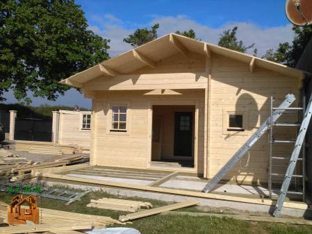 Photo 1 chalet en bois habitable garage stmb construction