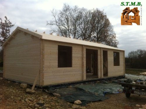Chalet en bois sur mesure LIMOGES 47  