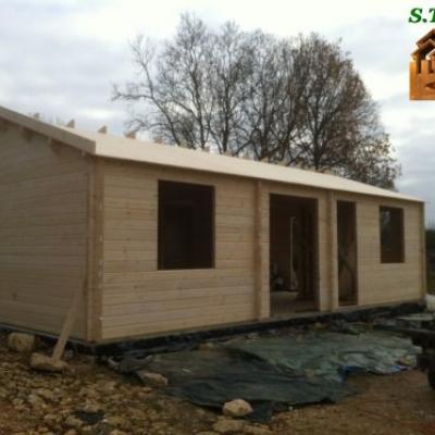 Photo 1 chalet en bois habitable limoges stmb construction