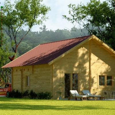 Chalet en bois mezzanine VERSAILLES  61 M  
