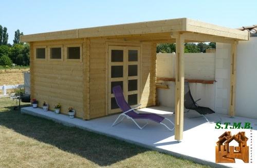 Chalet toit plat, un chalet de jardin ultra moderne ! - STMB Construction