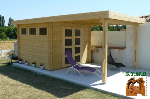 Photo 1 hd prod chalet jardin toit plat aillas 17 stmb