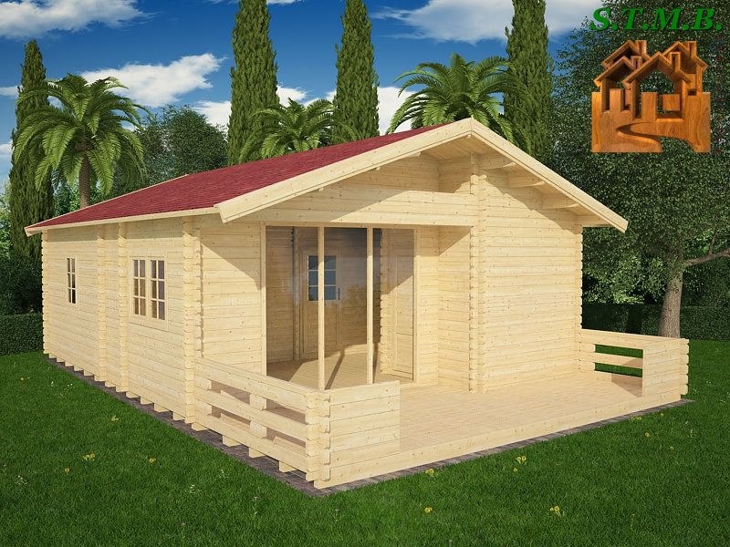 Photo 1 kit chalet bois habitable fay 50 stmb construction