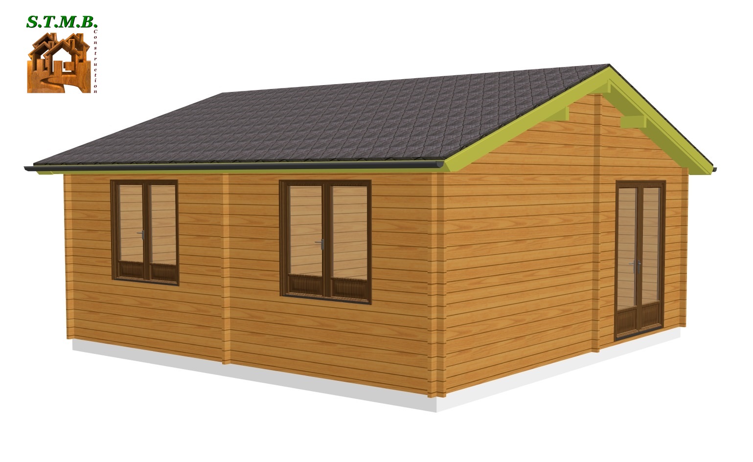 Photo 1 kit chalet habitable rodez 34 stmb construction