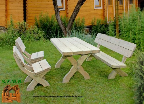 Photo 1 salon bois jardin kit avre stmb construction